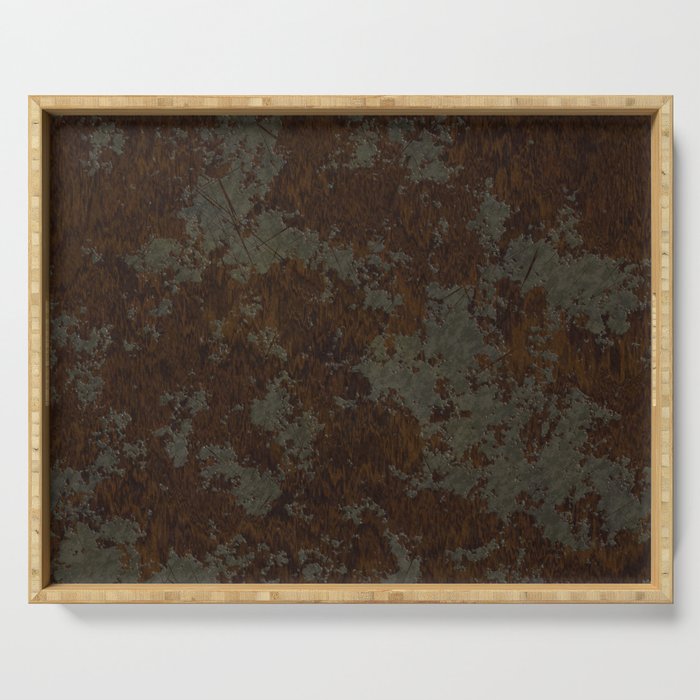 Dark brown rusted Serving Tray
