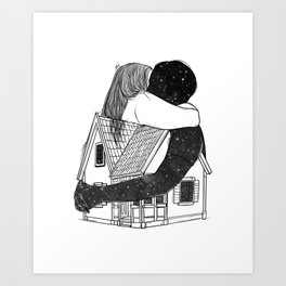 Love like home. Art Print
