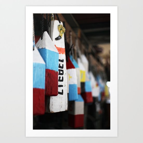 Oh buoy! Art Print