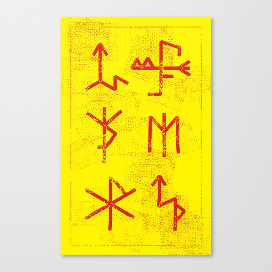 Runes Canvas Print