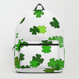 Shamrocks Falling - Pattern for Saint Patricks Day Backpack