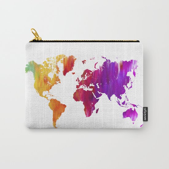 World filled with COLOR ! Carry-All Pouch