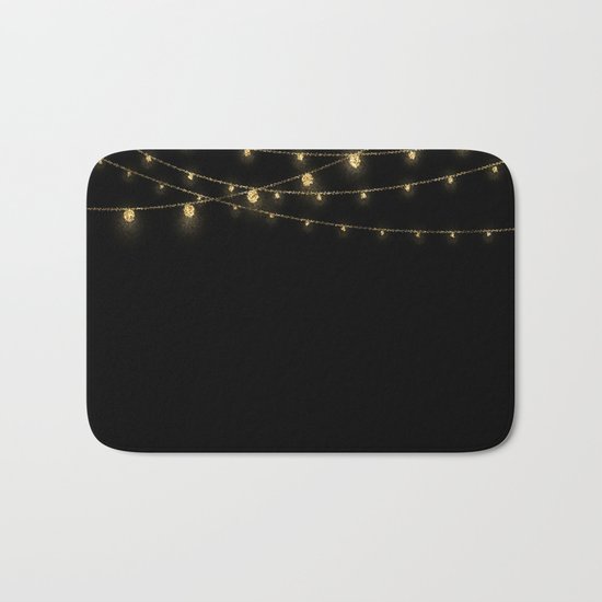 Gold rich Glitter Chain- Treasure Sparkle Bath Mat