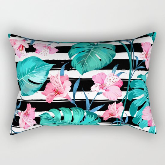Floral Rectangular Pillow