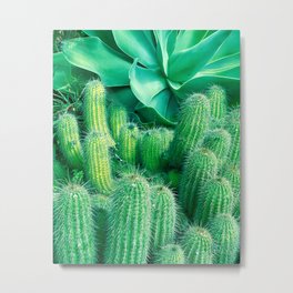 cactus Metal Print | Green, Infrared, Earth, Photo, Digital, Enviorment, Color, Film, Vintage, Digital Manipulation 
