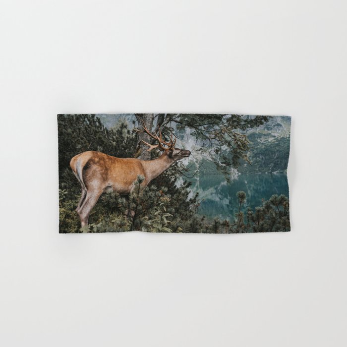 The Mountain Deer - Landscape and Nature Photography Hand & Bath Towel