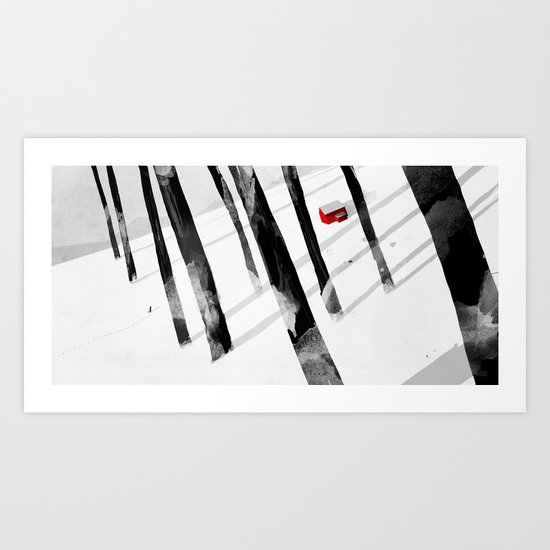 A Winter's Walk Art Print
