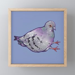 Pigeon! Framed Mini Art Print