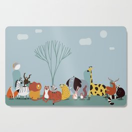 Wild Animals Cutting Board