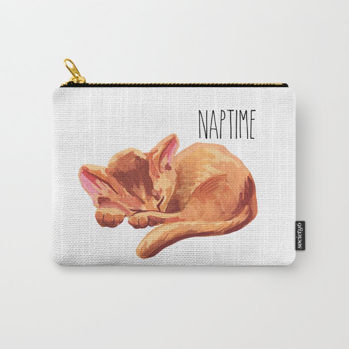 Naptime Cat Carry-All Pouch