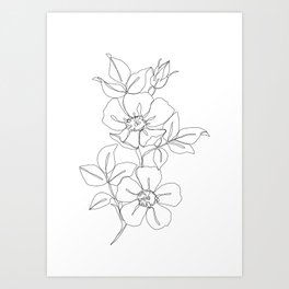 One Line Art Prints For Any Decor Style Society6,Anime Perspective