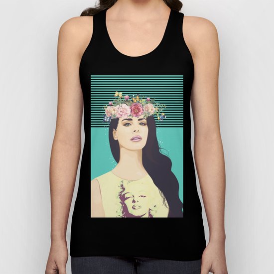 Hipster Queen Unisex Tank Top