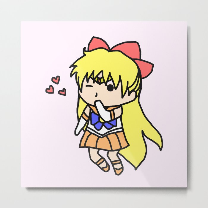 Sailor Venus Chibi Metal Print