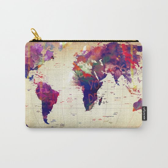 map Carry-All Pouch