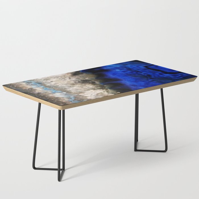 Blue Geode Coffee Table