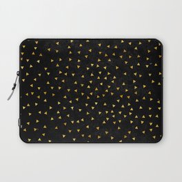 Modern Popular Gold Triangles Collection Laptop Sleeve