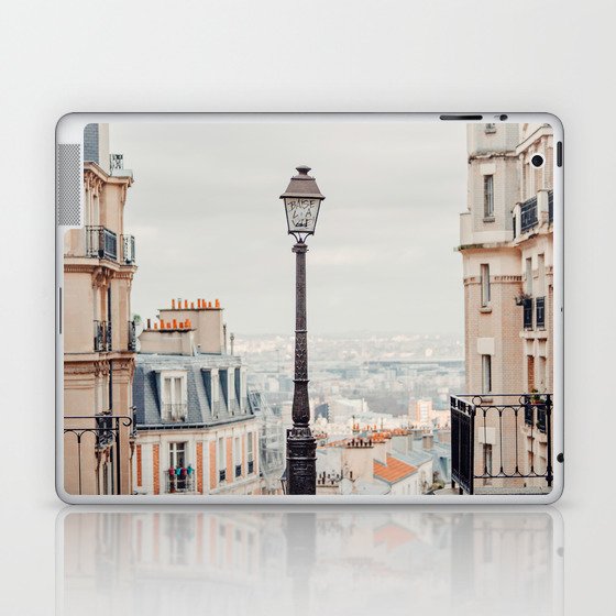 Montmartre View - Paris Travel Photography Laptop & iPad Skin