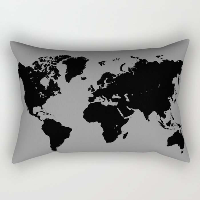 map Rectangular Pillow