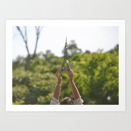 The World On My Shoulders Art Print