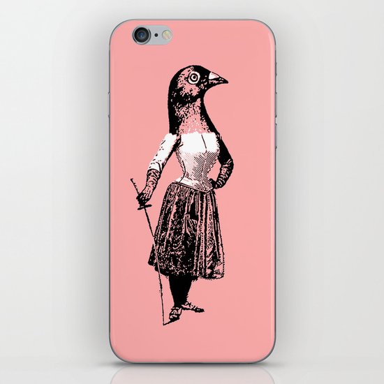 The Fencing Pigeon iPhone & iPod Skin