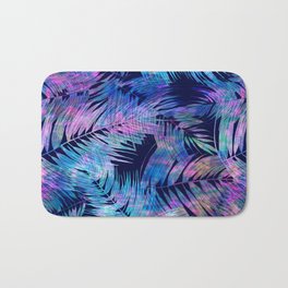 Waikiki Tropic {Blue} Bath Mat | Trend, Tropical, Graphic, Graphicdesign, Summer, Tropicalpattern, Digital, Blue, Pattern, Watercolor 