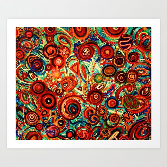 Naranja Art Print