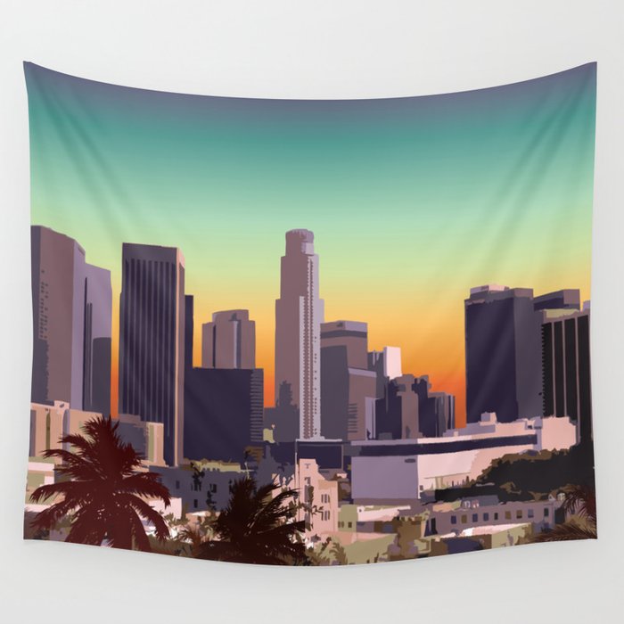 Downtown Los Angeles Wall Tapestry