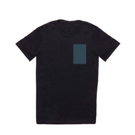 Dark Blue Grey Solid Color Pairs To Behr's 2021 Trending Color Nocturne Blue HDC-CL-28 T Shirt