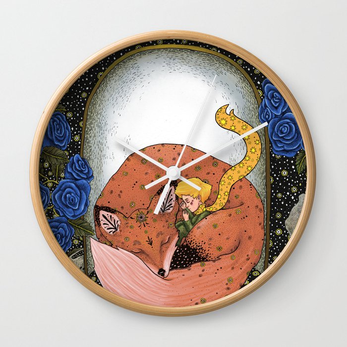 The little prince - Red Version Wall Clock