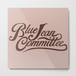 Blue Jean Committee Metal Print | Movies & TV, Music, Typography 