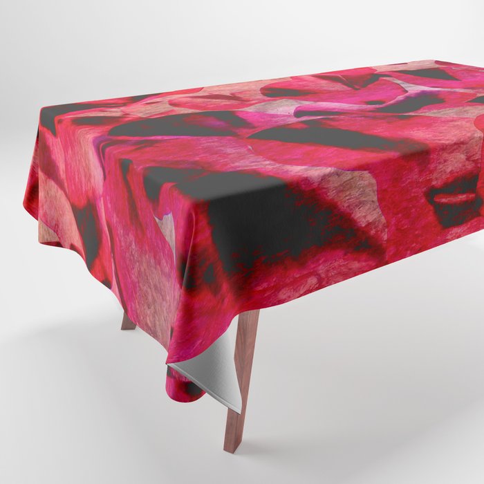 red bold foliage Tablecloth