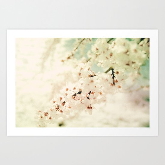BRAVE LITTLE BLOSSOMS Art Print