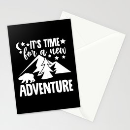 It's Time For A New Adventure Stationery Card