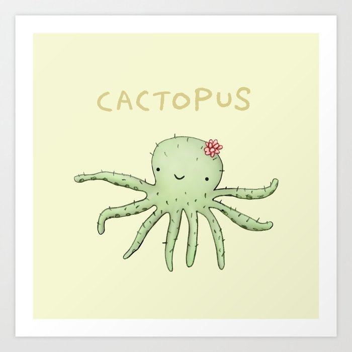 Cactopus Art Print