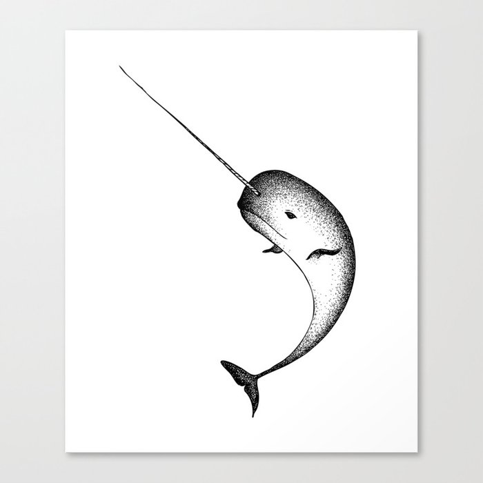 Narwhal Canvas Print