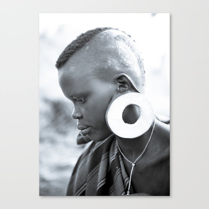 Mursi Earrings Canvas Print