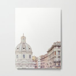 Simply Rome - Italy Travel Photography Metal Print | Urban, Photo, Italy, Brown, White, Minimal, Europe, Color, Architecture, Buildings 