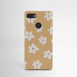 Retro flower field Android Case
