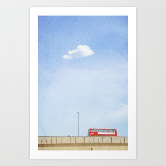 Lonely Skies - London Art Print