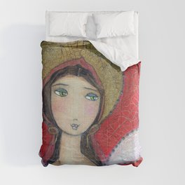 Angel Girl II by Flor Larios Comforter