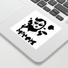 Cruella cutie Sticker