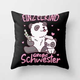 I Will Be A Big Sister In 2022 For Siblings Throw Pillow