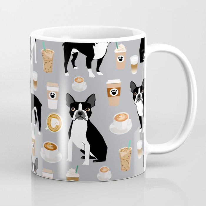 Boston Terrier coffee dog breed gifts pupuccino dog lover Boston terriers pure breed Coffee Mug