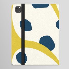 Spots patterned color leaves 10 iPad Folio Case