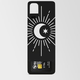 Minimalist Moon (white) Android Card Case