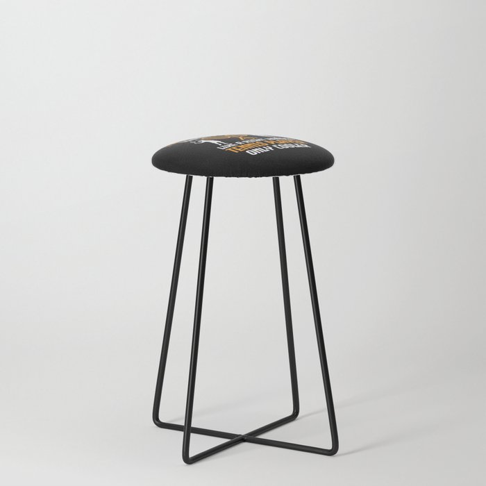 Left-handed Tennis Player Counter Stool