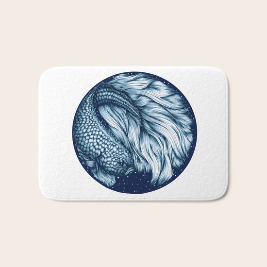 Old Blue Soul Bath Mat