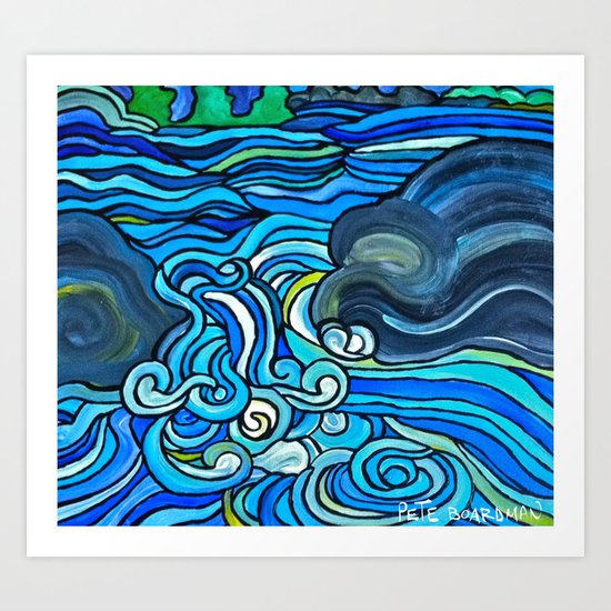HIGH WATER Art Print
