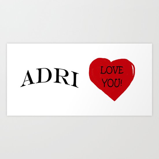 Adri Personalized Mug Art Print
