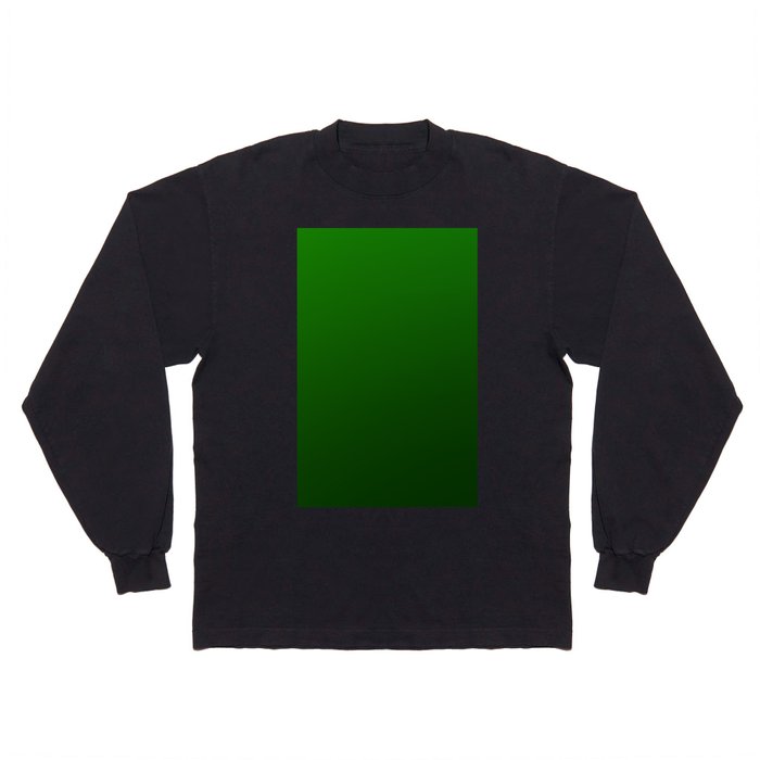 33 Green Gradient Background 220713 Minimalist Art Valourine Digital Design Long Sleeve T Shirt